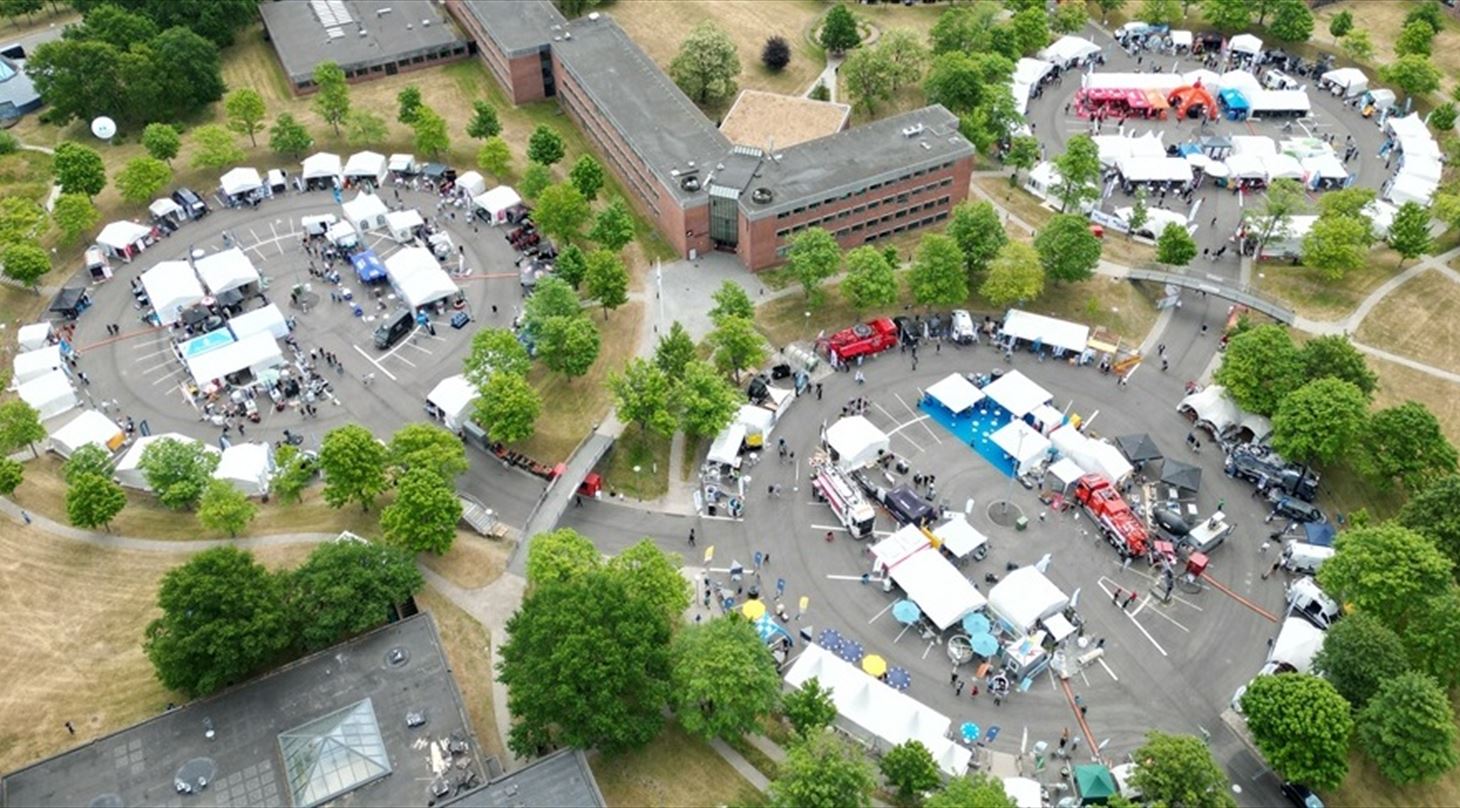Dronebillede Rørcenterdagene 2023